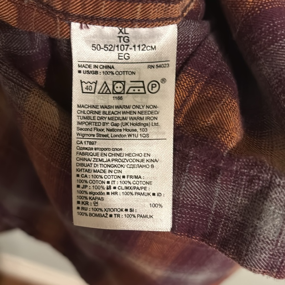 Rust Flannel - Picture 4 of 6
